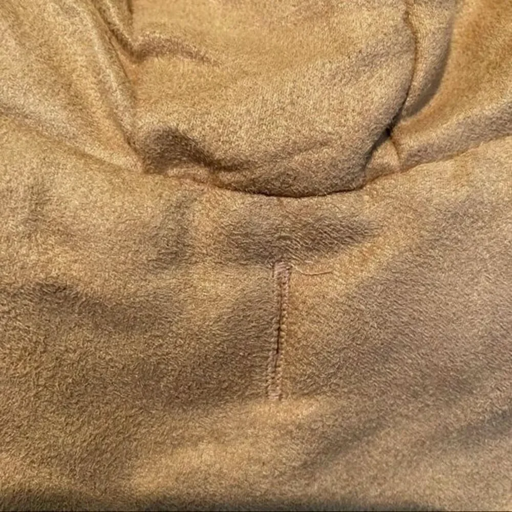 Faux Suede Fuzzy Fleece Dog Jacket Coat Small
